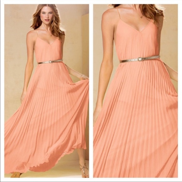 Victoria's Secret Knife Pleat Maxi Dress - Size S - Picture 4 of 9